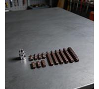 Kit de réparation automatique pour douilles Torx Star 12 points avec support d'entraînement de 1,27 cm et construction en alliage d'acier pour une performance mécanique à long terme (type H)