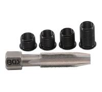 Kit de réparation - BGS TECHNIC - M10 x 1,00 mm - Acier HSS - 4 douilles de filetage - Application facile