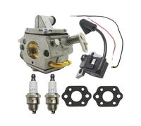 Kit de réparation Bobine d'allumage, Membrane et Bougie for carburateur (Compatible avec Les modèles 017, 018, MS170, MS180 180 C1Q-S57B)