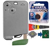 Kit de réparation boîtier de Remplacement de télécommande Smartkey pour Carte e Voiture Compatible avec Renault Laguna Espace