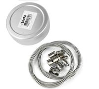 Kit de réparation câble TNT Bowden Câble d'accélérateur Câble de frein Câble deCâble d'embrayage, universel 2x 2m, 9 pièces