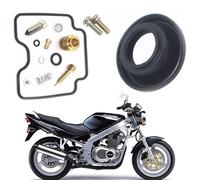 Kit de Réparation Carburateur,Carburateur Carb Remplacement Kit Su&zuki GS500 2001-2002 GS 500 kit de Reconstruction de Carburateur for Motorcycle,2 Set