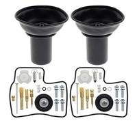 Kit De Réparation Carburateur Moto pour Steed Shadow VLX 400 Kit De Réparation Piston, Diaphragme Dépression, Joint De Pointeau Carburateur Réparation Pièces