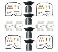 Kit De Réparation Carburateur Pour GPZ600R 1987-1989 GPZ600 GPZ 600 R 600R Avec Pièces Flotteur Piston Kit réparation reconstruction carburateur(Ensemble 1)