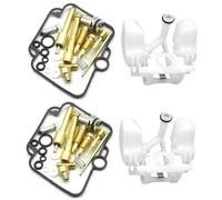 Kit De Réparation Carburateur Pour SUZUKI GS500E 1989-2000 GS500 GS 500 E 500E Avec Diaphragmes À Flotteur Kit réparation reconstruction carburateur(ENSEMBLE 4)