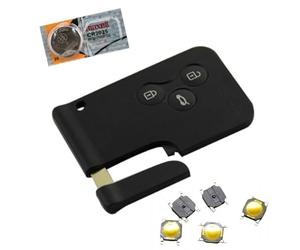 Kit de réparation Compatible avec Renault Megane Scenic Carte + Pile CR2025 + Switch