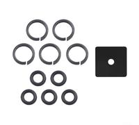 Kit de réparation complet pour outils pneumatiques comprenant dix ensembles d'anneaux de serrage fiables et un dispositif d'installation dédié