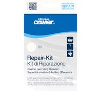 Kit de réparation Cramer 16080 en céramique, émail et acrylique, Blanc | Pour émail, céramique et acrylique. Répare les dommages causés par les chocs, les éclats et les rayures sur les baignoires