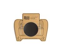Kit de réparation cuir autocollant - canapé, auto - Rond 8cm Marron Foncé