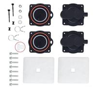 Kit de réparation d'aérateur compatible avec HP 60 80 CS103EL AS500 AA500, diaphragme d'air de rechange avec interrupteur blanc, aérateur de bassin pour pièces de rechange pour fontaine de jardin