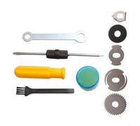 Kit de réparation d'alarme de déchargement et de moulinet de pêche, pièces en métal et fibre de carbone compatibles avec GW Small Jaune, Gris, Guandong, Coloré, Sanqiu Golden Sail, pour Elite, Leopard