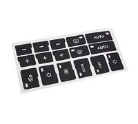 Kit de réparation d'autocollants de boutons de climatisation pour A4 B6 B7 2000-2004 Autocollant pour voiture Bouton de contrôle de l'air conditionné Décalcomanies