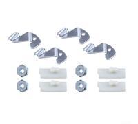 Kit de réparation de 12 pièces pour barre de retenue de chaîne de tronçonneuse Guide pare-chocs Écrou de remplacement