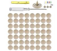 Kit de réparation de 60 pièces de tête de voiture - Rivets universels de voiture - Kit de bouton de fixation pour tête de voiture - Kit de réparation multifonction pour intérieur de voiture - Outil de