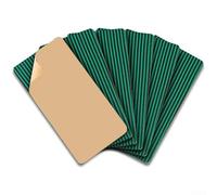 Kit de réparation de bâche de sécurité pour piscine - 6 patchs autocollants en polypropylène (20 x 10 cm) pour couvertures en maille ou solides, fixation rapide à déchirer, entretien de piscine