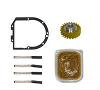 Kit de réparation de boîte de vitesses de graisse alimentaire 4 x charbons et joint de transmission pièces de rechange pour robot culinaire Kitchenaid