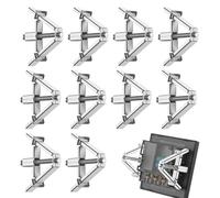 Kit de réparation de boîtes encastrées cachées - 10 pièces - Kit de réparation 86/118 - Type 86/118 - Pour projets de construction, montage artisanal, montage et entretien Instan