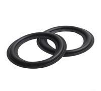 Kit de réparation de bord de haut-parleur en caoutchouc souple pour enceintes de woofer, compatible avec 4 haut-parleurs de 30,5 cm, lot de 2 (7,6 cm)