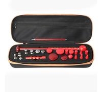 Kit de réparation de bosses de voiture en fibre de carbone sans peinture avec 20 têtes interchangeables en alliage, pour dommages causés par la grêle et restauration des panneaux de voiture