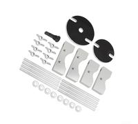 Kit de réparation de bosses d'échappement de moto à deux temps, outil de débosselage automobile en métal pour l'entretien et la réparation, noir et argent