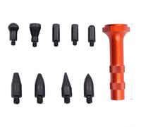 Kit de réparation de bosses en acier avec embouts de traction interchangeables pour carrosserie sans peinture (C)