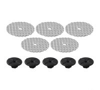 Kit de réparation de bouclier thermique automobile 10 pièces avec feuilles métalliques compatibles avec le numéro OEM et fixations en plastique pour zones d'échappement