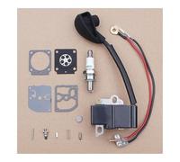 Kit de réparation de Bougie d'allumage for carburateur, Bobine d'allumage, Compatible avec HS81, HS81R, HS81T, HS86, HS86R, Remplacement d'herbe 4237 400 1302 W