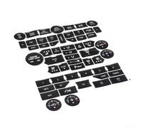 Kit de réparation de boutons compatible avec Saab 9-5NG et 9-4X troisième génération de panneaux de contrôle de la température et de radio