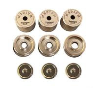 Kit de réparation de boutons de trompette dorés en cuivre pour clés cassées pour améliorer la fluidité du jeu, 16 mm