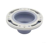 Kit de réparation de bride de toilette pour tuyaux de vidange de 7,6 à 10,2 cm, rallonge de bride de toilette en plastique robuste avec bonne étanchéité pour éviter les fuites, accessoires de