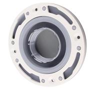 Kit de Réparation de Bride de Toilette Universelle, Kit de Réparation de Bride de Toilette Grise en Silicone et ABS pour Tuyau D'évacuation Spécial de 4 Pouces 5 Pouces de 3 Pouces