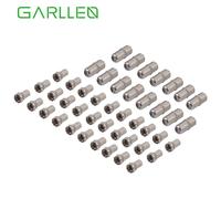 Kit de réparation de câble coaxial, connecteur 30 F et 15 barils de jonction pour Sky + Hd, câble double coaxial Apx 6-7mm de large pour antenne TV