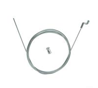 Kit de réparation de câble d'accélérateur pour tondeuse à gazon avec crochet en Z 200 cm Fil d'acier adaptable pour machines de jardin