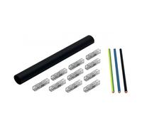 WAGO Kit de réparation de câbles 207-5485 | avec connecteurs traversants à enficher, pour conducteurs monobloc et multifils, max. 4 mm²