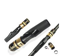 Kit de réparation de canne à pêche avec porte-moulinet en métal et poignée en EVA axé sur l'entretien robuste de la canne à pêche (16#)