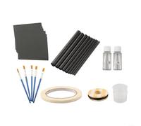 Kit de réparation de canne à pêche, inserts en carbone, kit de réparation en fibre de carbone, canne cassée compatible avec diverses cannes à pêche
