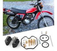 Kit de réparation de carburateur, 1 kit de reconstruction en laiton et caoutchouc pour système d'admission d'air de moto, remplacement direct, installation simple, pour XL185S (1979-1983)