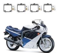 Kit de réparation de carburateur, 4 ensembles de reconstruction en laiton et caoutchouc - Installation facile pour Suzuki GSX750 GSX1100 GS550 GS400