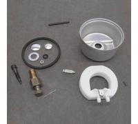 Kit de réparation de carburateur compatible avec Tecumseh 632347, 631700, 632019A, avec flotteur et cuve pour l'entretien du petit moteur, installation facile
