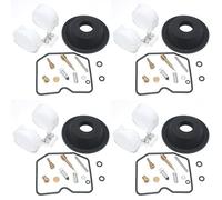 Kit de réparation de carburateur de moto 4 ensemble FOR GSF650N/S NA SA 2004-2005 FOR BANDIT GSF600 GSF650 GSF 650 600 650N diaphragme (Color : 4 sets)