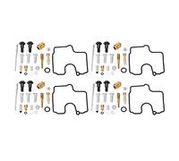 Kit de réparation de carburateur de moto 76 pièces remplacement en métal en caoutchouc pour Yamaha YZF R1 1998-2001