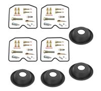 Kit De Réparation De Carburateur De Moto pour Suzuki Bandit 600 GSF600 GSF600S/SU Y/K1/K2/K3/K4 2000-2004 Pièces De Carburateur À Flotteur Kit De Reconstruction De Carburateur(Couleur 2)