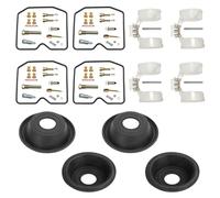 Kit De Réparation De Carburateur De Moto pour Suzuki Bandit 600 GSF600 GSF600S/SU Y/K1/K2/K3/K4 2000-2004 Pièces De Carburateur À Flotteur Kit De Reconstruction De Carburateur(Couleur 1)
