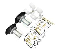 Kit de réparation de carburateur for moto Kawasaki KLE500 1991-2005 : Kit de reconstruction de carburateur avec piston, diaphragme à vide et flotteur(Set 1)