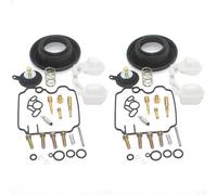Kit de réparation de carburateur for TDM850 XTZ750 XTZ 750 Super Tenere 1989-1997 TDM 850, diaphragme à Vide, Flotteur, vanne de Coupure d'air Complet(2 Sets of Floats)