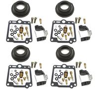 Kit De Réparation De Carburateur Kit De Réparation Carburateur pour Yamaha FJ 1200 1988-1992, Joint Siège D'aiguille Flottante, Membrane Dépression Flotteur(Couleur 3)