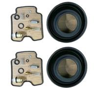Kit de réparation de carburateur, Kit de réparation, diaphragme sous vide, Compatible avec moto BSR37 BSR 37 Carb(2 Sets)