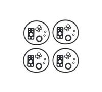 Kit de réparation de carburateur pour Briggs & pour Stratton Nikki V Twin #54832 Pièce OEM 54832 Pièces de reconstruction