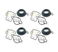 Kit De Réparation De Carburateur Pour CBR600 F2 CBR 600 1991-1994, 4 Kits, Membranes À Dépression, Joint De Chambre, Gicleur Principal, Flotteur