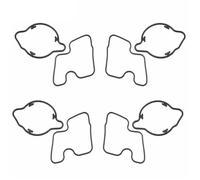 Kit De Réparation De Carburateur Pour CBR600F2 1991-1994 CBR 600 F2 Joint De Chambre De Carburateur Aiguille De Soupape À Flotteur Diaphragme 4 Ensembles Diaphragme(Style4)
